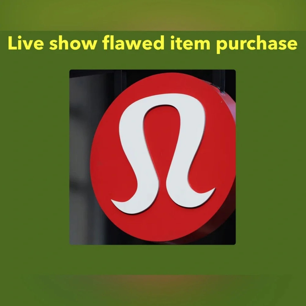 Live show flawed item purchase